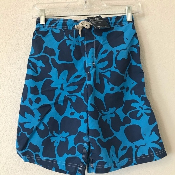 Lands’ End Boys Medium 10-12 swim shorts - Picture 1 of 6